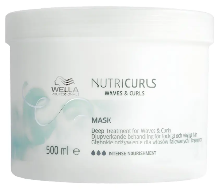 Nutricurls masque capillaire avec boucles et ondulations 500 ml