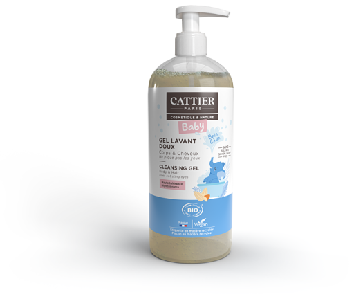 Gel de bain cheveux et corps de bébé 500 ml