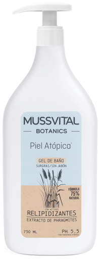 Botanics Gel de Bain Peau Atopique 750 ml