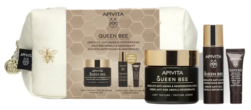 Queen Bee Crème Texture Légère + Sérum 10 ml + Contour des Yeux 2 ml