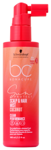 Bonacure Sun Protect Brume Cuir Chevelu et Cheveux Noix de Coco 100 ml