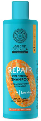 Shampoing réparateur à la kératine Oblepikha 400 ml