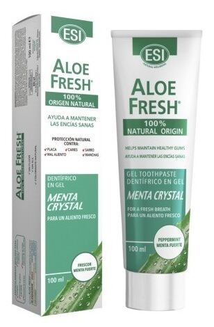 Dentifrice en gel cristal à l&#39;aloe vera et à la menthe fraîche 100 ml